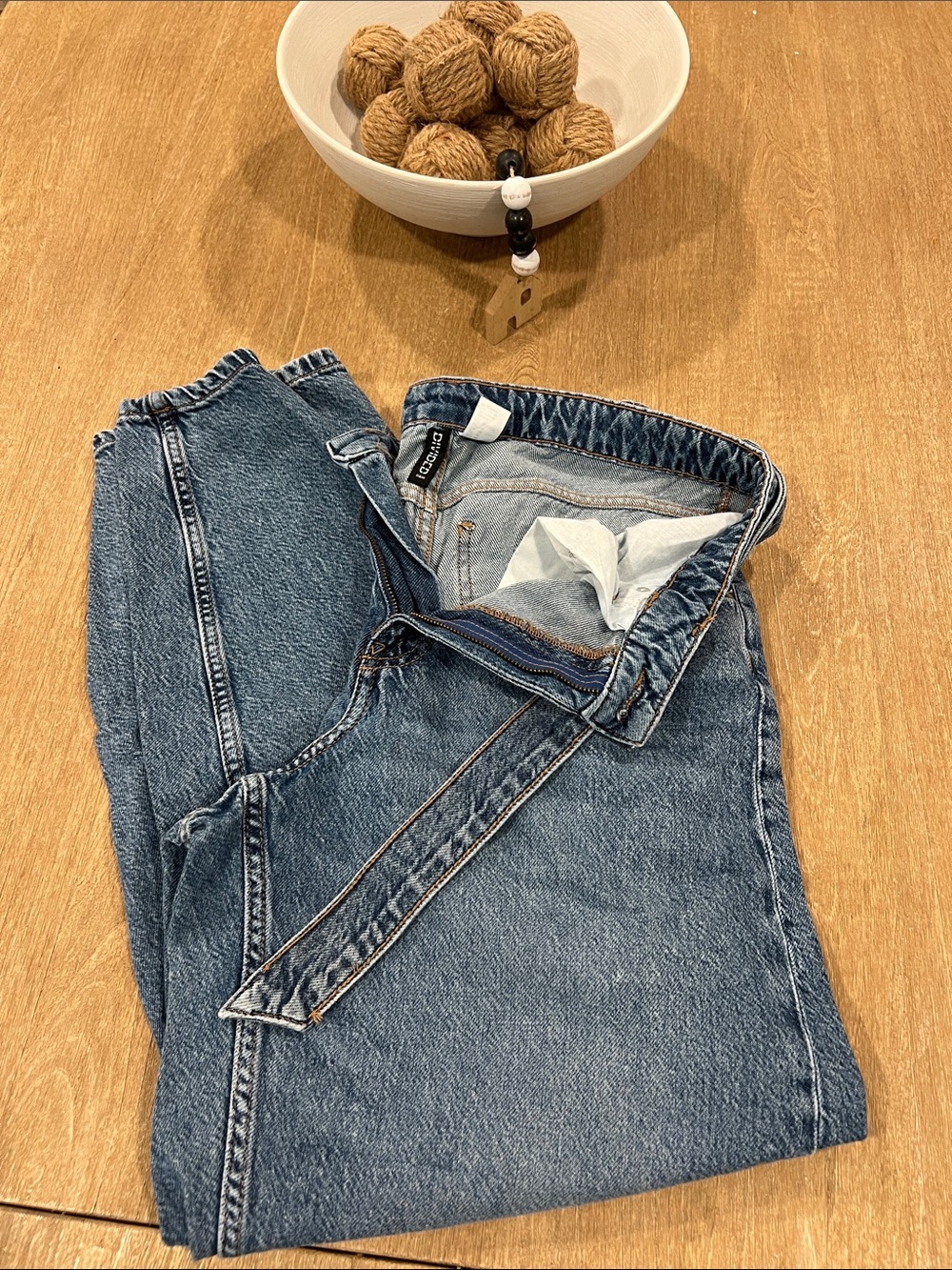 Viral Womens H&M Barrel  Blue Women’s Jeans